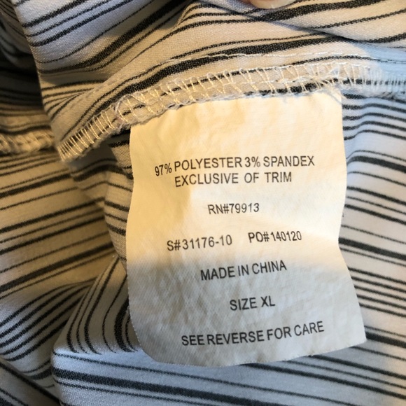 OH Baby! Striped Career Maternity Blouse - Picture 6 of 7